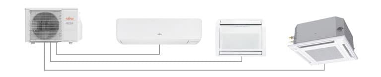 Fujitsu Multisplit Systeme Triple